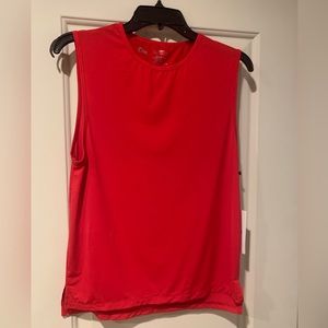 Zyia Red split side muscle tank